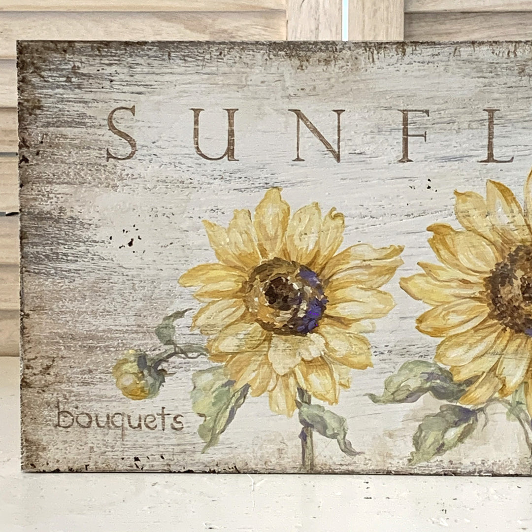 "Sunflowers" Original Hand-Painted Sign by Debi Coules