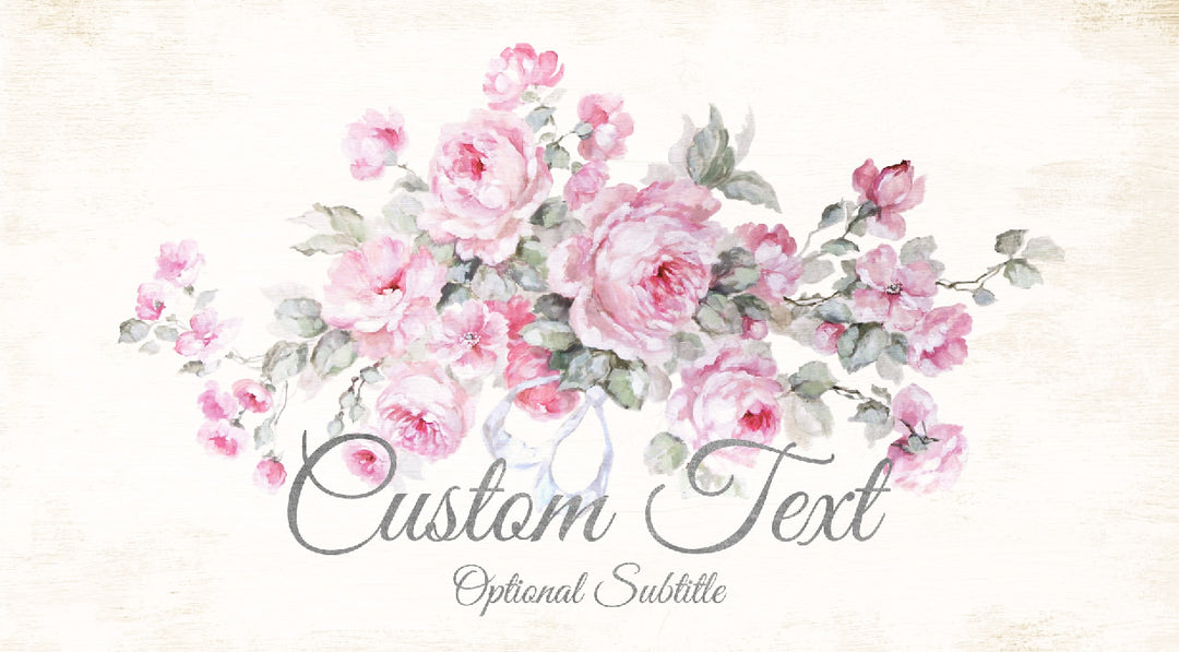 Personalized Sign - La Rose Romantique