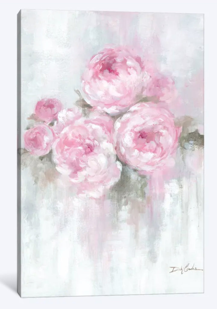 "Pink Peonies" Canvas Print