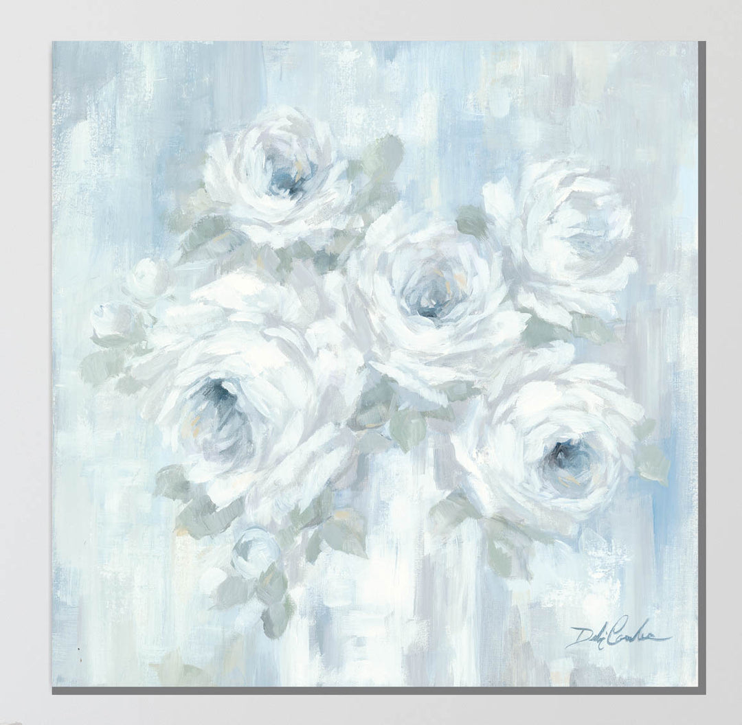 "White Roses" Canvas Print